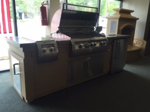 Outdoor Grill Island and Grill