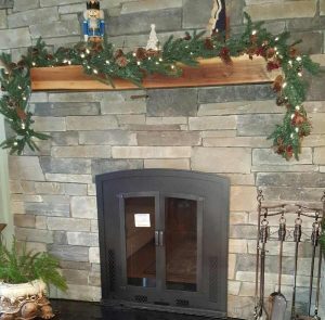 Luxury designed fireplace with decorative elements Luxury designed fireplace with decorative elements in Washington, DC